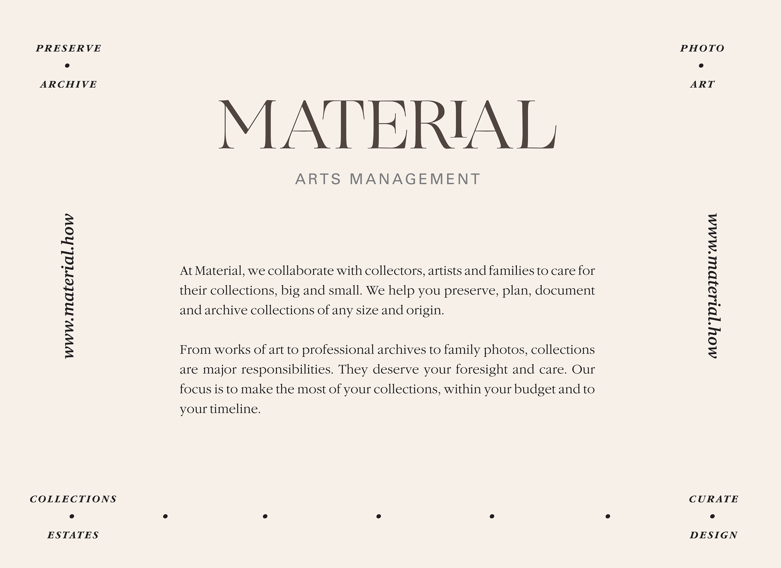 Material Arts Management